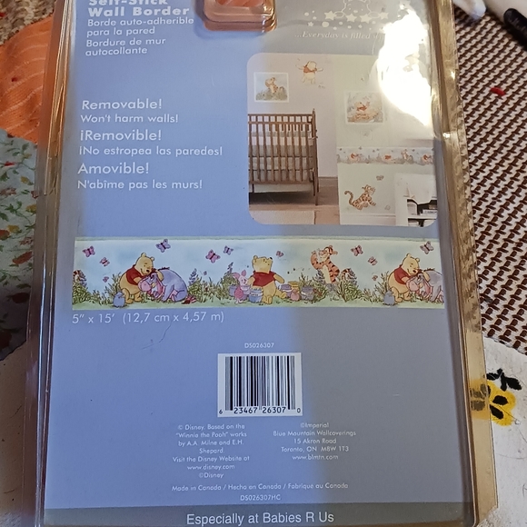 Disney Wall Decor Disney Winnie The Pooh Bear Wall Border Poshmark